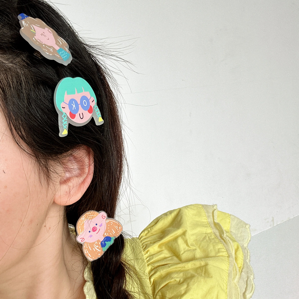 Funny Novelty Hair Pin For Baby Girl Hair Accessories Simulation Food Sunflower Seeds Egg Pinches For Hair Girl Hair Hooks Clips