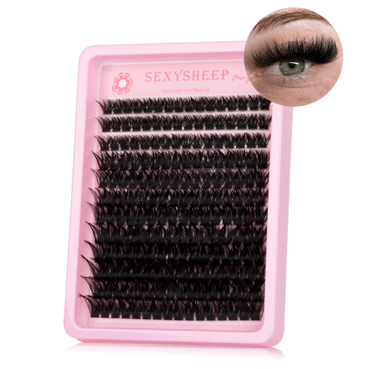 DIY Lash Clusters Wispy Eyelash Extensions Eyelashes Clusters with Lower Lashes Reusable Halloween Christmas Makeup