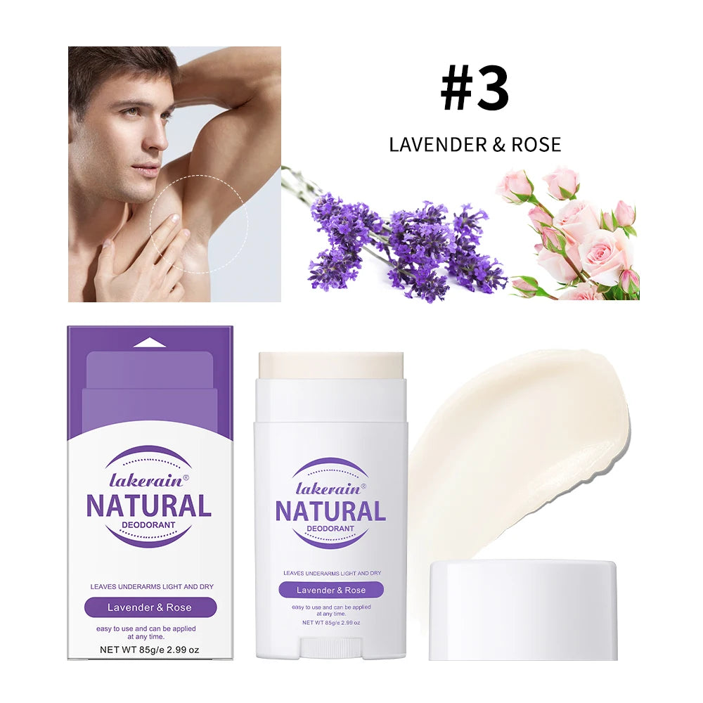 Natural Deodorant Long-lasting Fragrance Eliminate Odors Natural Plant Components Smells Fresh Fragrant Deodorant For Men Women
