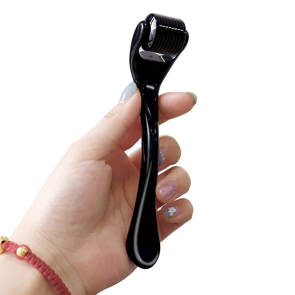 540 Titanium Derma Roller 0.2/0.25/0.3mm Micro Needle Roller Facial Body Skin Care Tool for Skin Repair Beard Growth Maintenance
