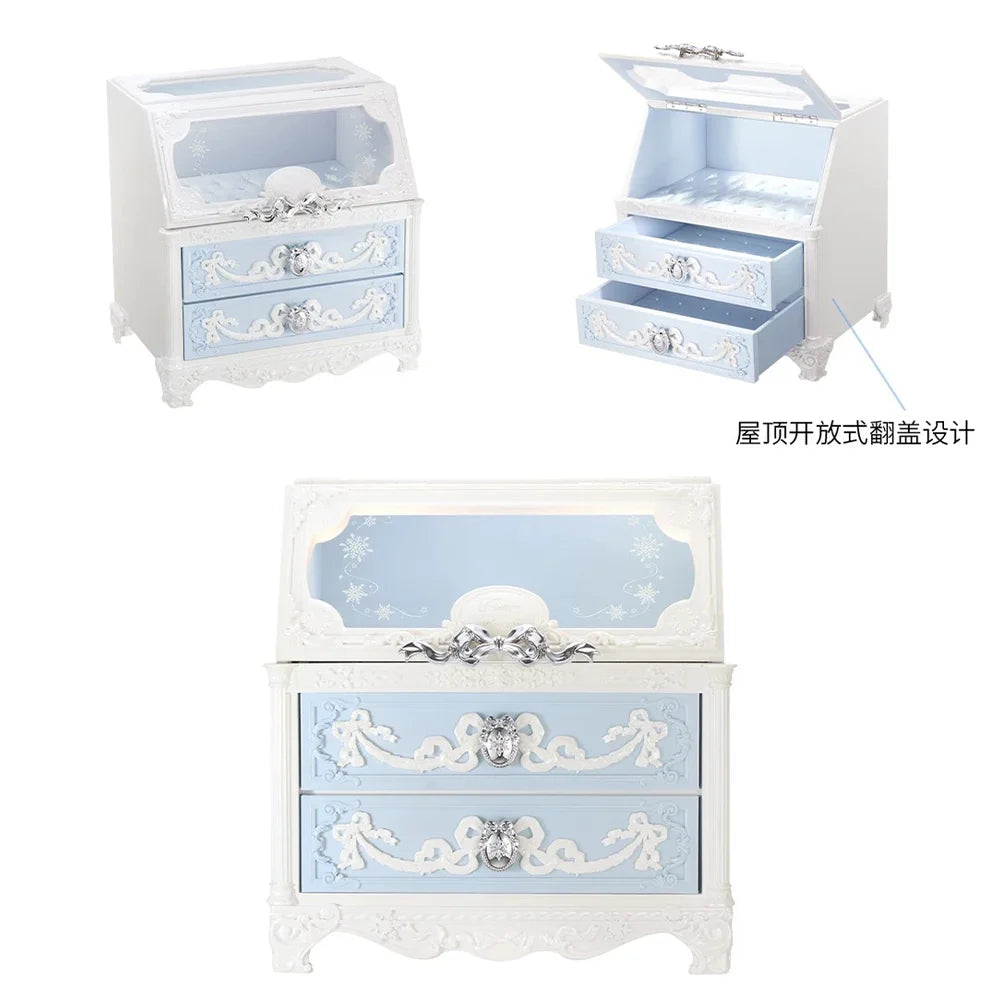 Snowflake Ballet Series Large Box Cosmetic Case Knight Unicorn Series Cosmetics Storage Empty Box Original Box Shipped