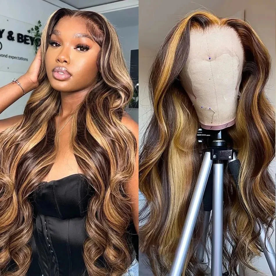 Navy Blue Light Pink Deep Wave Lace Front Wigs Free Part Long Curl Wavy Heat Fiber Synthetic Wig Makeup Cosplay Black Women Use