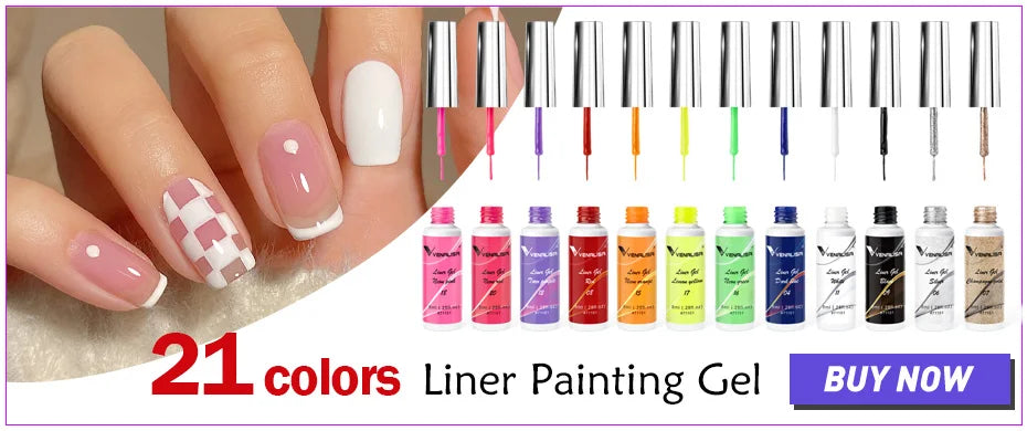 VENALISA Quick Construction Gel Jelly Color Semi Transparent Nail Gel Polish Fast Construction Soak Off UV LED Nude Pink Gel 7.5