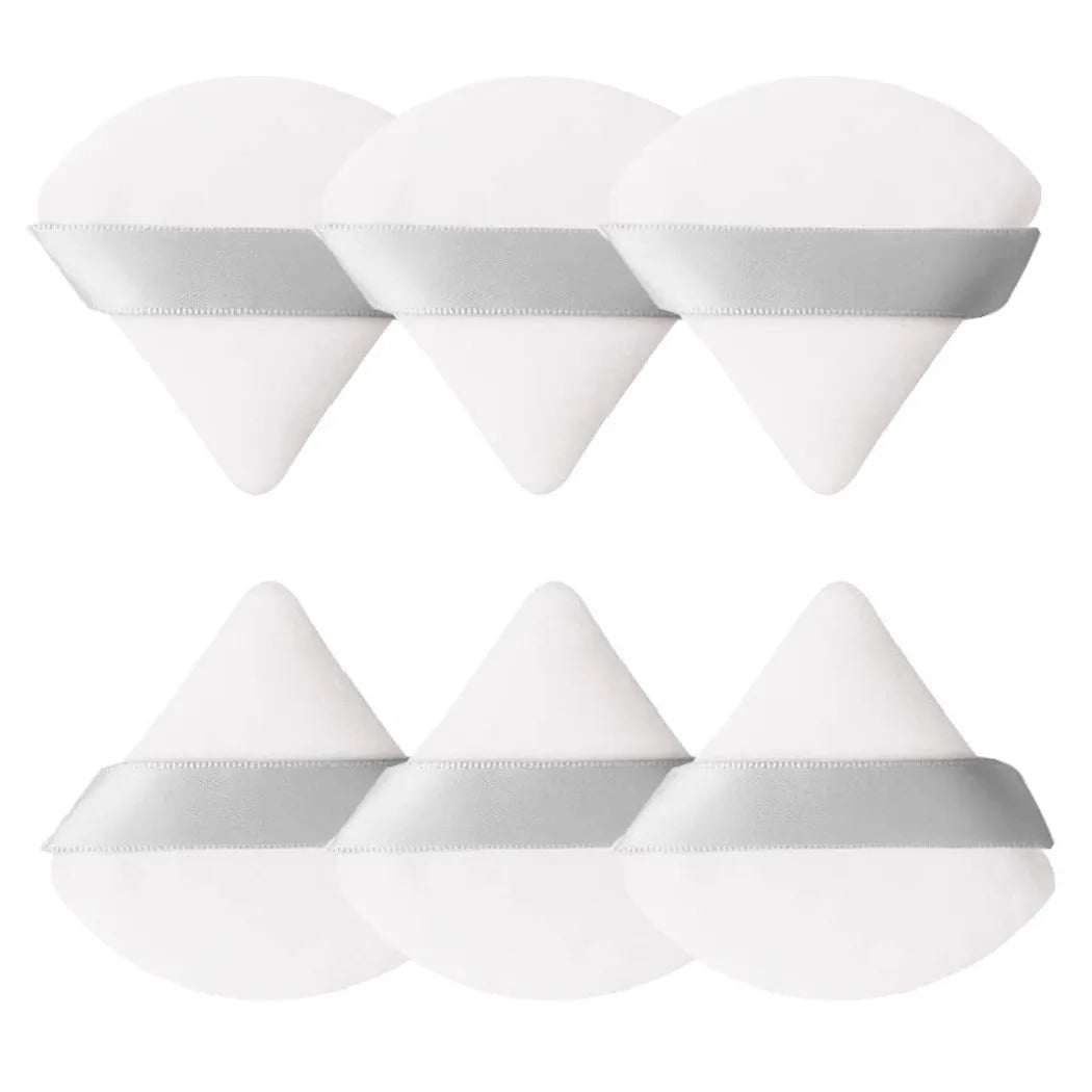 2Pcs Triangle Powder Puff Face Makeup Sponge Soft Velvet Cosmetic Puff Blender Beauty Foundation Sponge Make Up Accessories