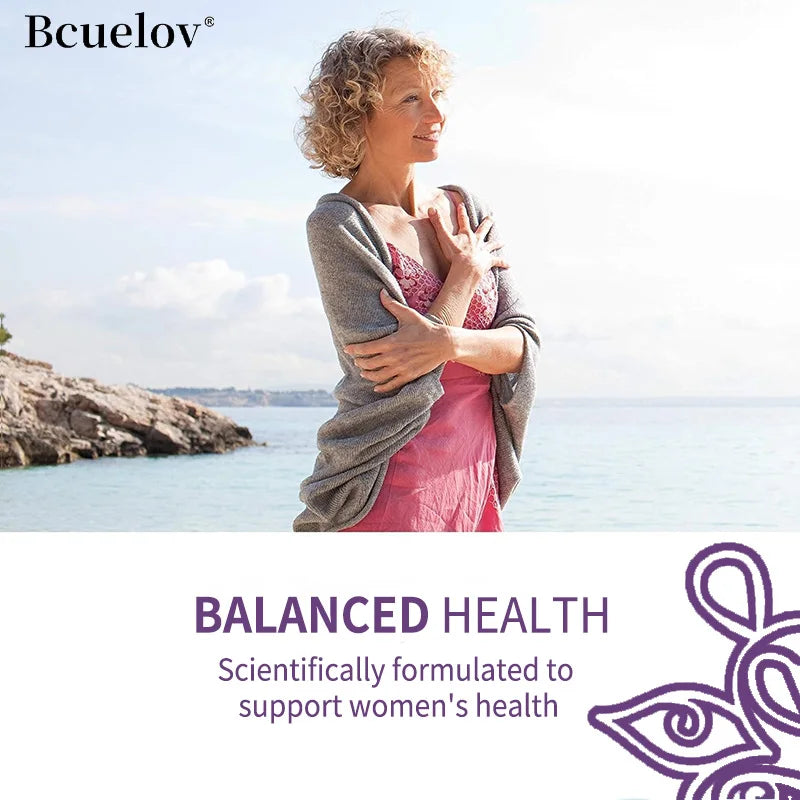 Mood Balance Supplement for Women's Health- Supports Relaxation, Relieves Menopausal and Menstrual Discomfort Capsules, Non-GMO