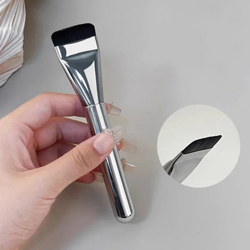 Contour Brush Blending Foundation Cream Makeup Brushes Beauty  Brush Lightweight Face Contour Brush Ultra Thin Foundation Flat