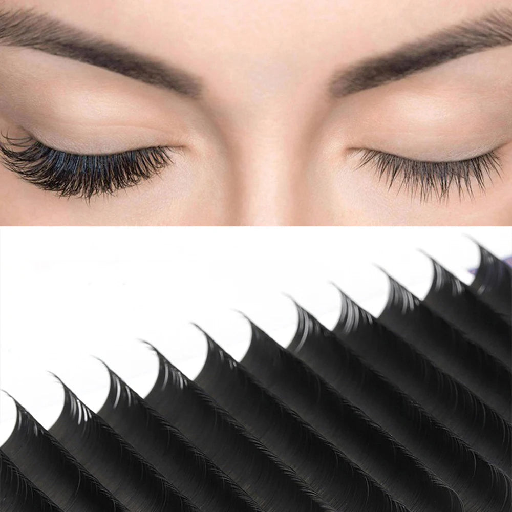 Domi 3D Glitter False Eyelashes Christmas Individual Lash Clusters Halloween Party Makeup Lash Mink Natural Fairy Spike Lashes