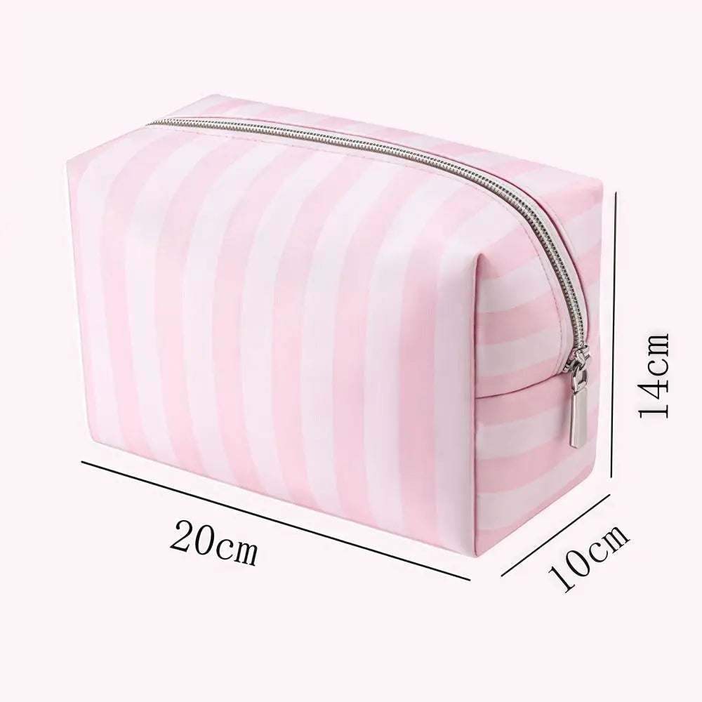 Large Capacity Handheld Makeup Bag Portable Oxford Cloth Cosmetic Storage Bag Minimalist Style Travel Design Wash Bags