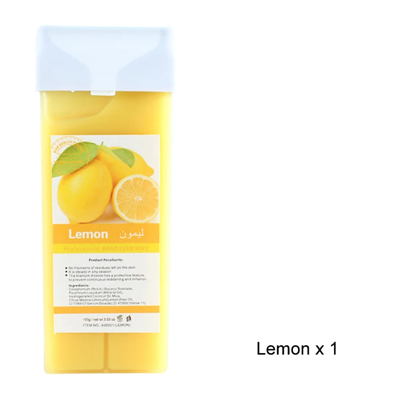 Roll On Refill Hair Removal Wax Painless Depilatory Wax Roller Honey Wax Body Hair Removal For Any Roll On Wax Warmer Cartridge