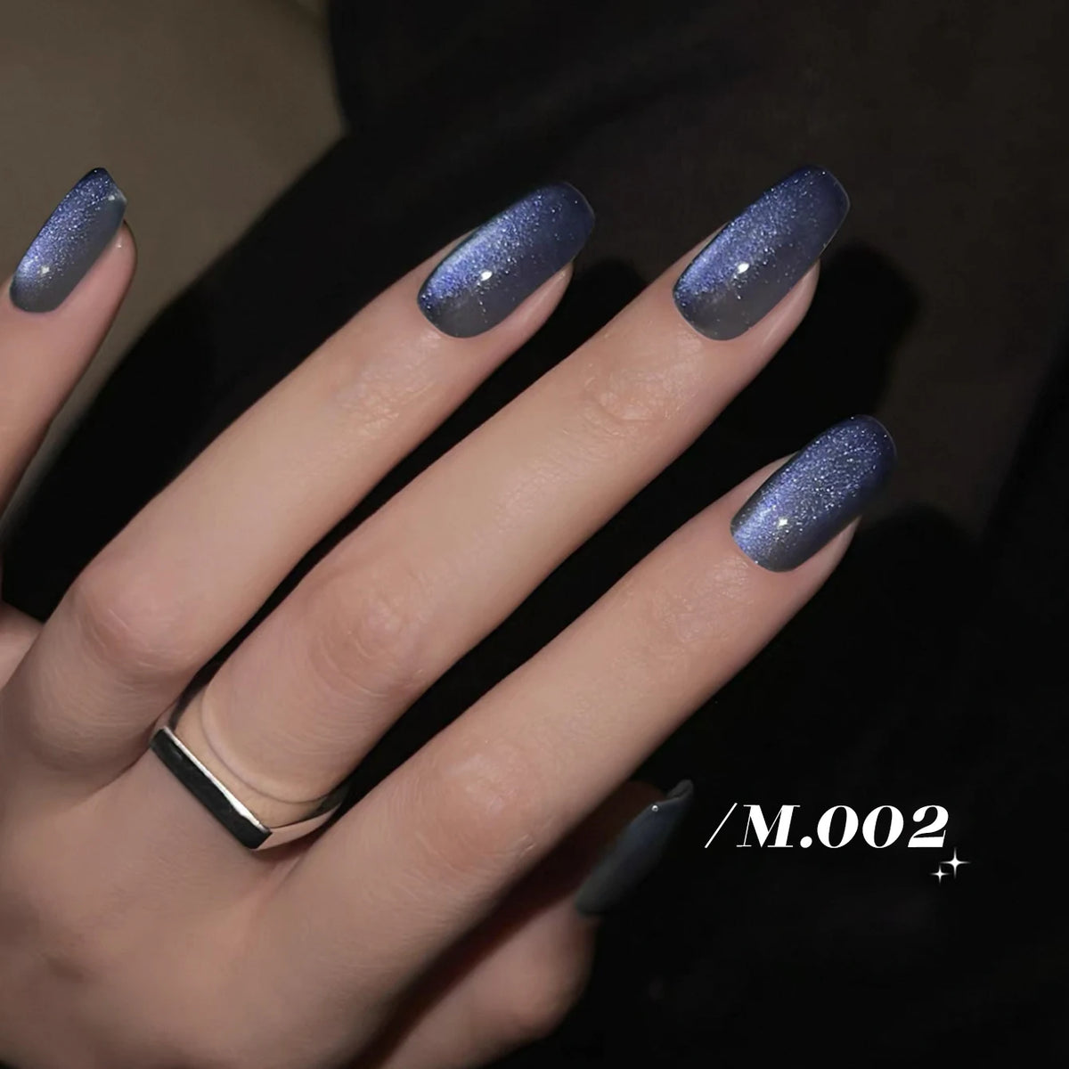 MIANEL 10ML 2026 New Satin Blue Glacier BubbleCrystal Cat Eye Gel Nail Polish For Nail Salons Blue Nails 1-8PCS