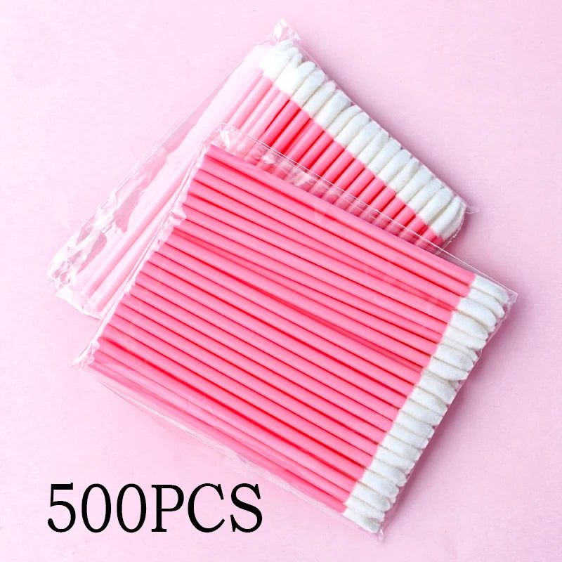 50/1000pcs Lip Brushes Applicators Eyelashes Brush Lipstick Brush Lip Gloss Applicator Wands Makeup Beauty Tool