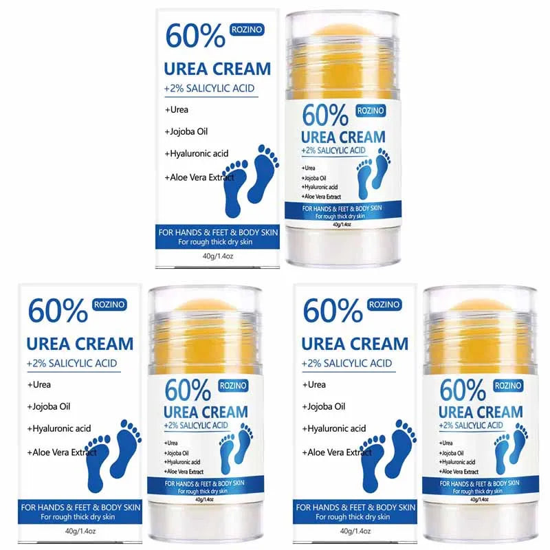 [Super Anti-Cracking] 60% Urea + 2% Salicylic Acid Hand and Foot Stick, Super Strong 50X Anti-Cracking Hand and Foot Cream Stick Plus+, Super Strong Anti-Cracking, 2-Minute Deep Hydration, Fast Results, Deep Moisturizing, Loc