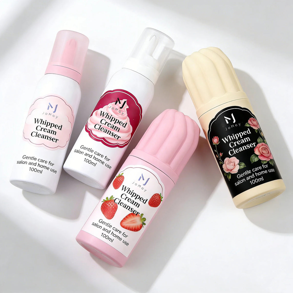 Korea High Quality Eyelash Shampoo Lash Mousse Cleanser Custom Eyelash Extension Cleanser Pink White Whipped Eyelash Shampoo