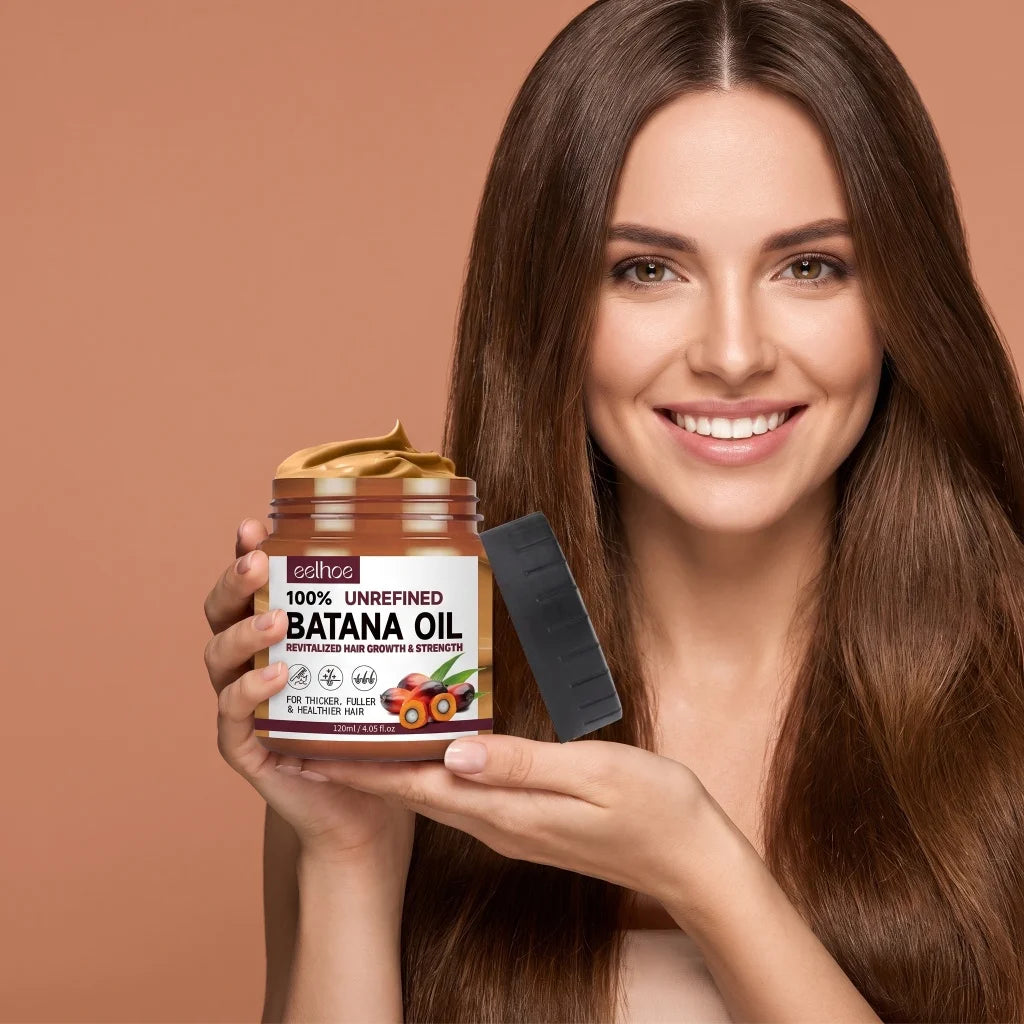 Batana Oil Natural Scalp Nourishing Balm Strengthen Weak Hair Boost Thicker Fuller Healthier Hair Daily Home Hair Treatment