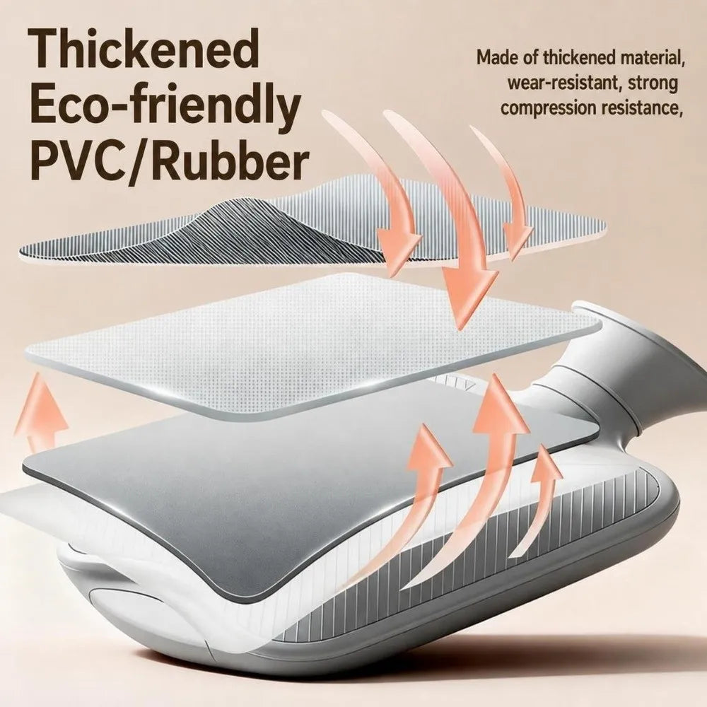 1000ml/2000ml Hot Water Bottle Explosion-Proof Warm Water Bag Leak-proof Hot Water Bag Winter