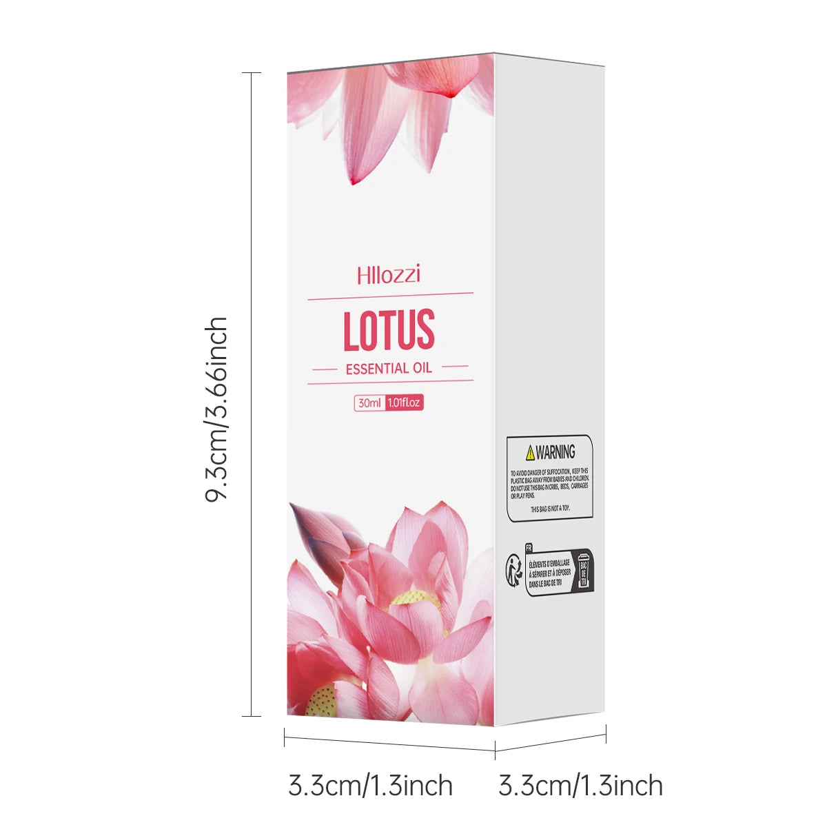 Lotus Essential Oil Moisturizing and Nourishing Deep Repair Oil for Face, Body, Nails, Hair and Eyelashes Suitable for All Skin