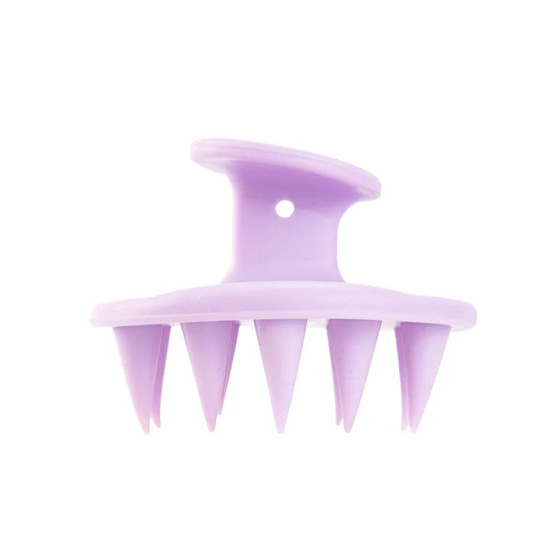 Silicone Shampoo Head Scalp Massage Brush Silicone Body Brush Hair Washing Comb SPA Bath Shower Brush Salon Hairdressing Tools