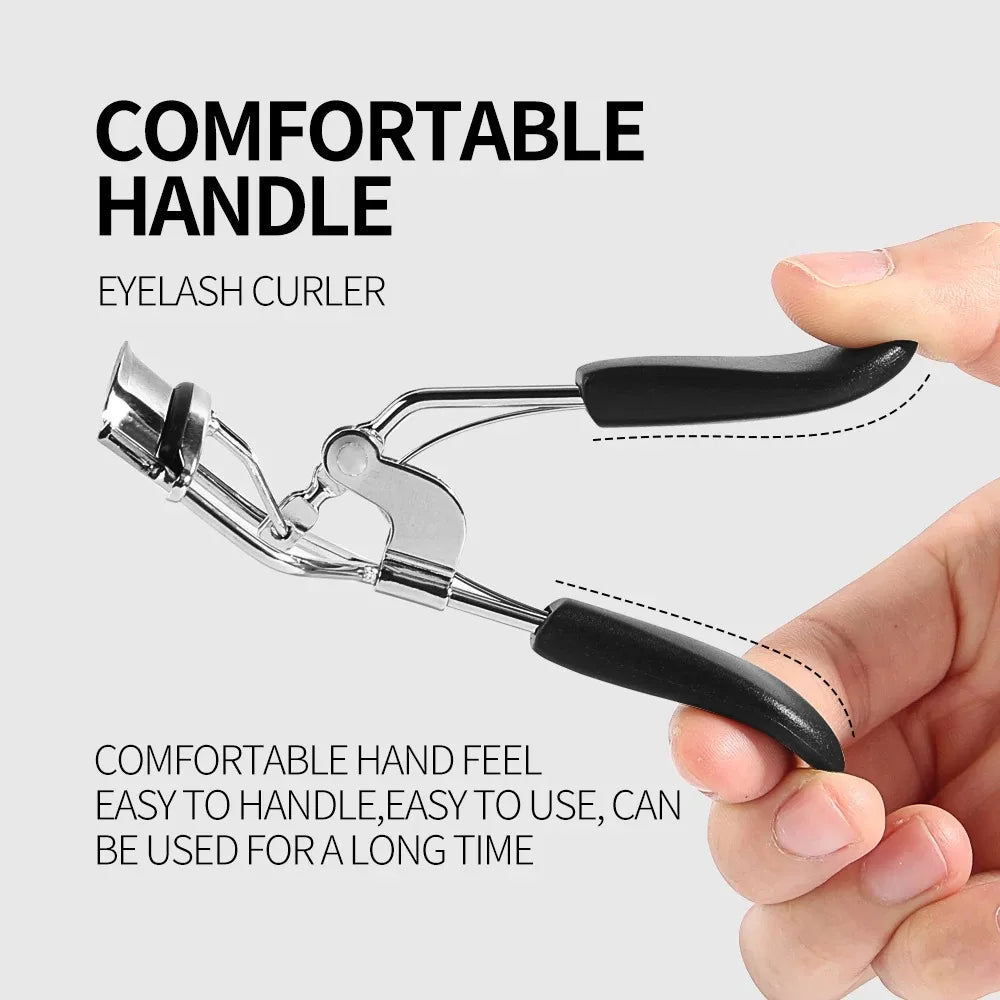 CNKESS 1Pc Pro Makeup Eyelash Curler Beauty Tools Lady Women Nature Style Cute Eyelash Handle Curl Eye Lash Curler random color