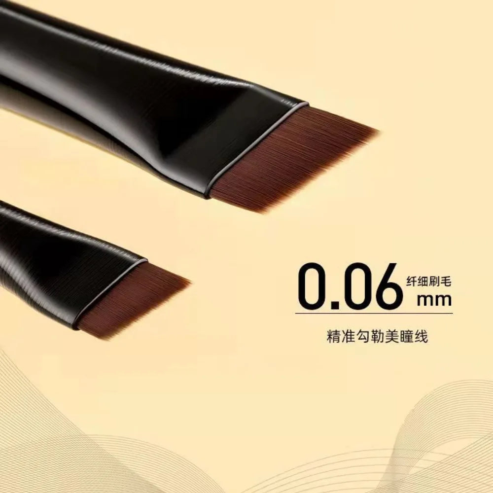 KSHBO 50Pcs Set Portable Eyebrow Contour Brush Eyeliner Small Angle Brush Female Makeup Tool for Eyebrow Grooming
