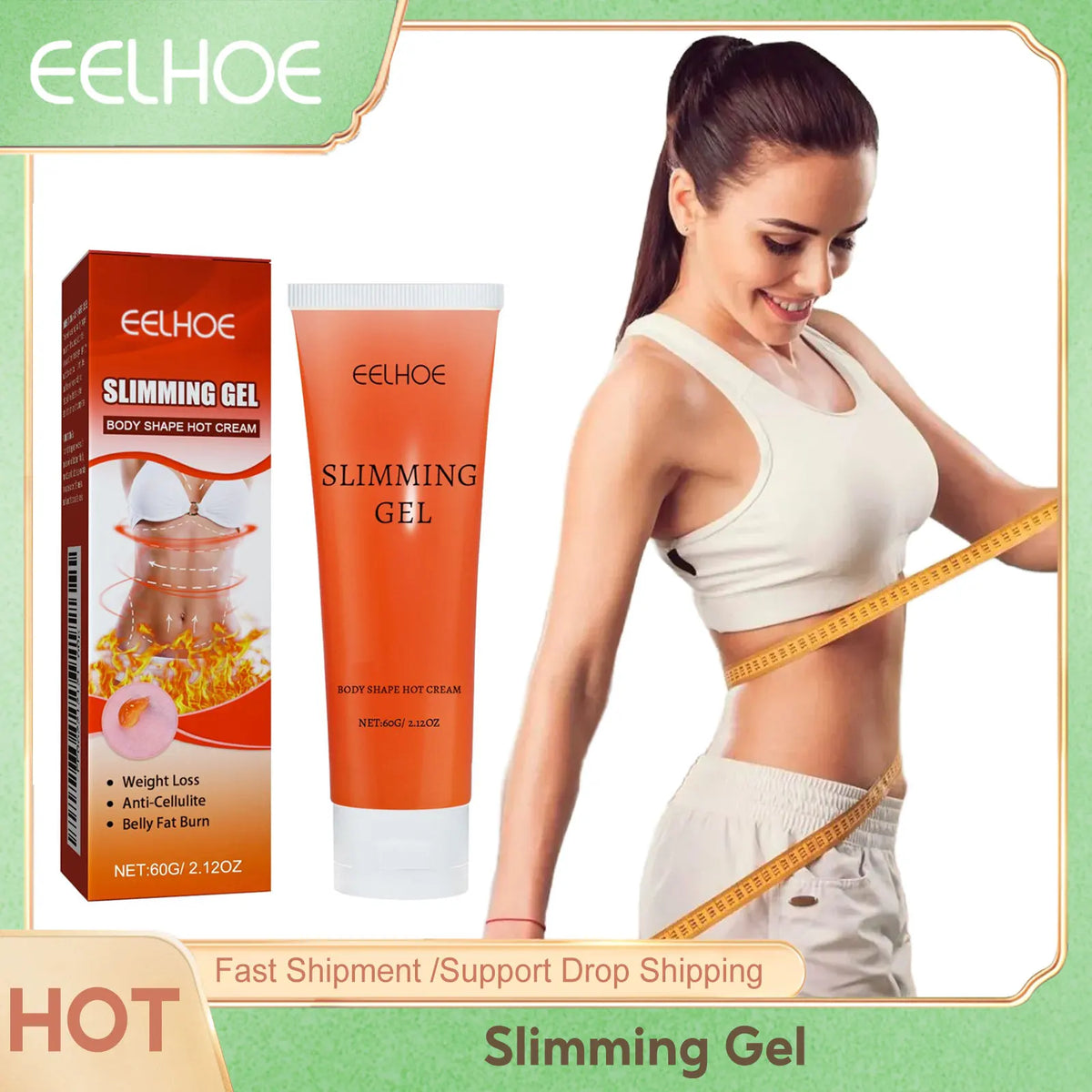 Slimming Gel For Fat Burner Weight Loss Anti Cellulite Thigh Arm Belly Waist Leg Sculpting Tighten Skin Body Slimming Hot Cream