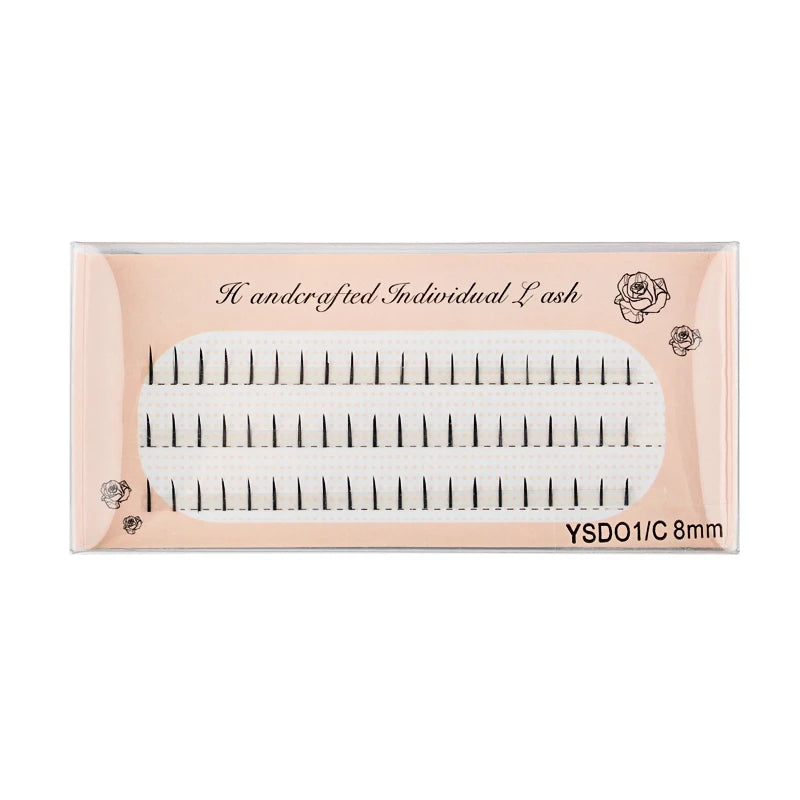 Individual Lashes 120 Clusters V-Shaped Lower Eyelashes 5/6/7mm Natural Lower Under Eyelash Easy Grafting Makeup Extension Tools