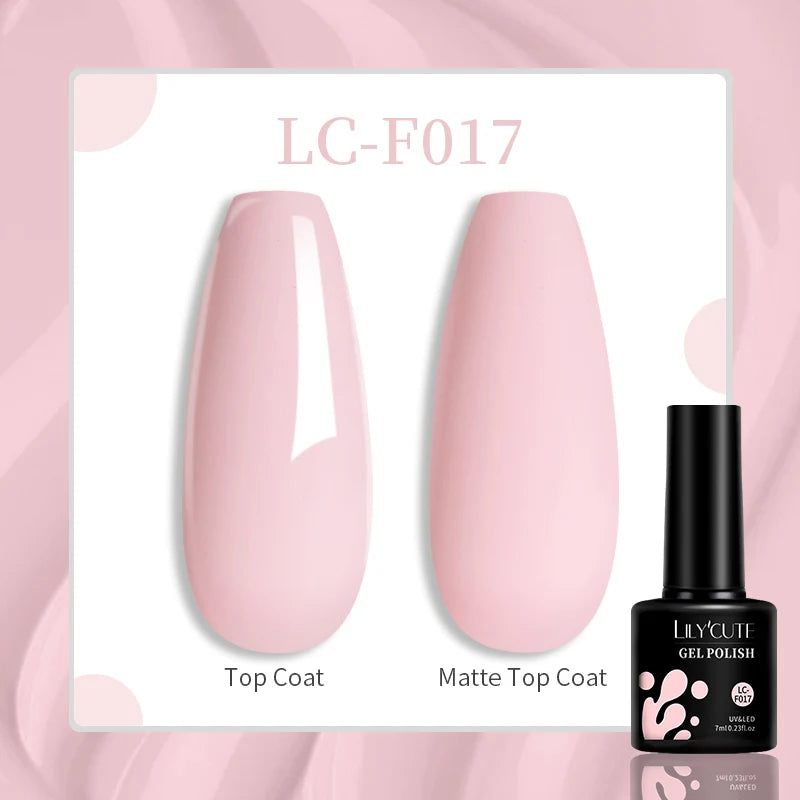 LILYCUTE 7ML Quick Extension Nail Gel Vernis Semi Permanent Acrylic Crystal White Clear Nude Gel Nail Polish UV Construction Gel