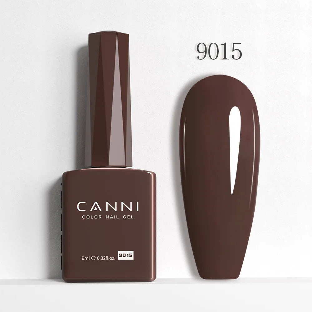 CANNI Christmas Color Gel Polish 9ml Hema Free TPO Free Nail Gel Polish Winter Colors Semi Permanent Gel Super Texture Brush