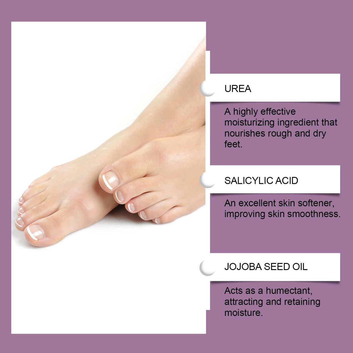 10% Urea Foot Cream Stick Moisturizing & Exfoliating, Cracked Heel Repair Deep Hydration for Dry Feet Long Protection Hand Cream