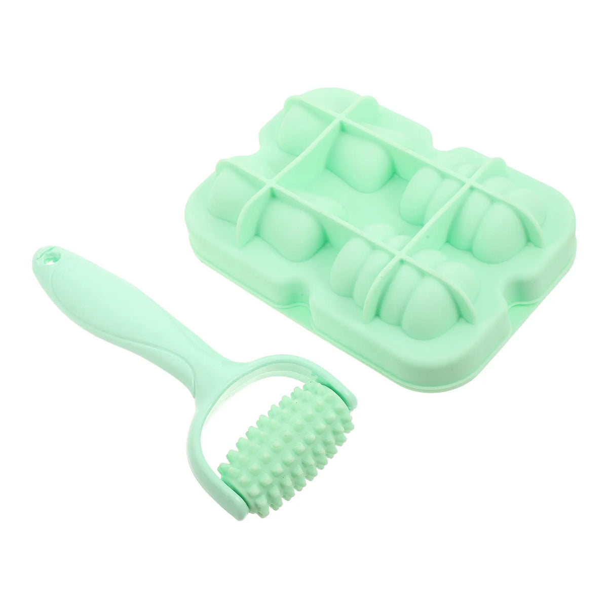 Ice Face Roller Silicone Mold Eye Puffiness Facial Beauty Roller Skin Cooler Tool Reusable Ice Facial Cube Cooling Massage