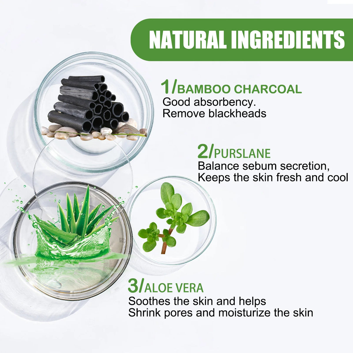 Bamboo Charcoal Cleansing Mask Blackhead Acne Mud Mask Skin Care Removal Shrink Pores Exfoliating Smooth Face Skin Oil Control