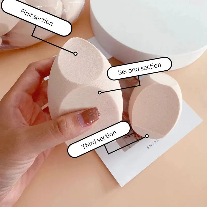 1Pc Big Size Makeup Sponge Puff Foundation Cosmetic Puff Wet And Dry Dual Use Soft Makeup Foundation Sponge Puff Make Up Puffs