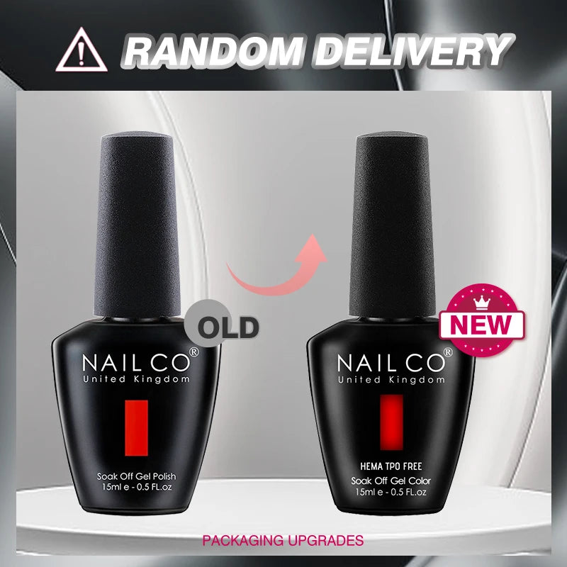 NAILCO 15ml TPO-Free Nail Gel Polish Vernis Semi Permanent Nails Art Manicure Design Hybrid Remover Gel Top Coat Ongle Gel UV