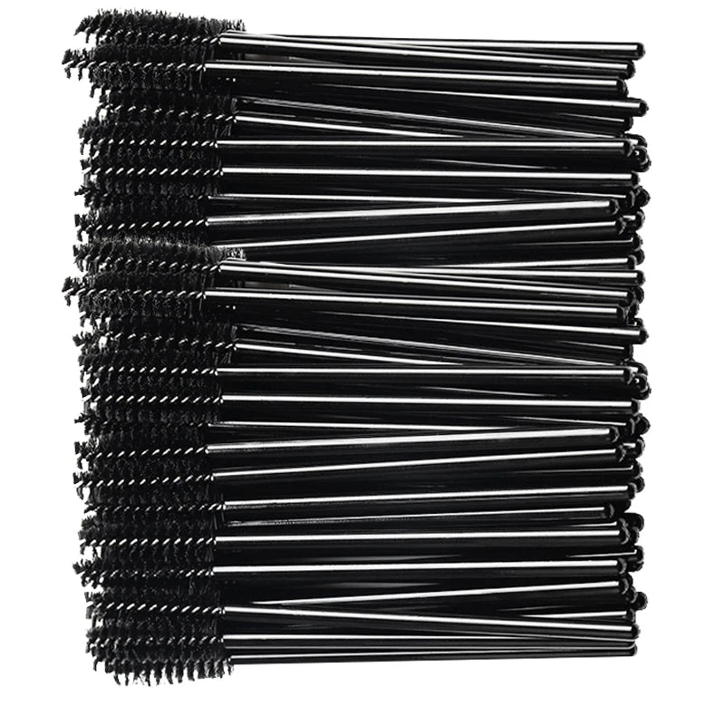 50/100Pcs Lash Brushes Eyelashes Extension Brush Eyelash Spoolie Mascara Wands Applicator For Lashes Eyebrows Makeup Accessories