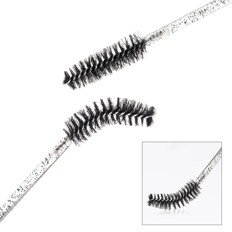 200pcs Eyelash Extension Supplies Set Disposable Lash Spoolies Brushes Eyelashes Micro Brush Mascara Wand Lipstick Applicator