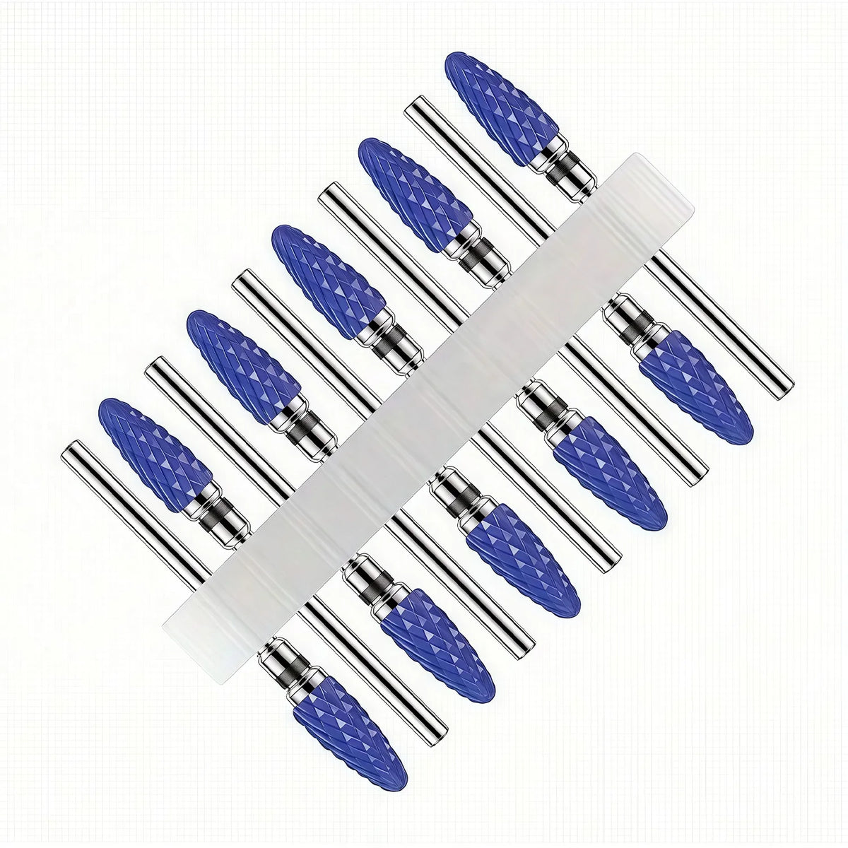10pcs Ceramic Nail Buffering Heads for Perfect Nail Finish Professional Grade Ceramic Material for Smooth And Shiny Nails
