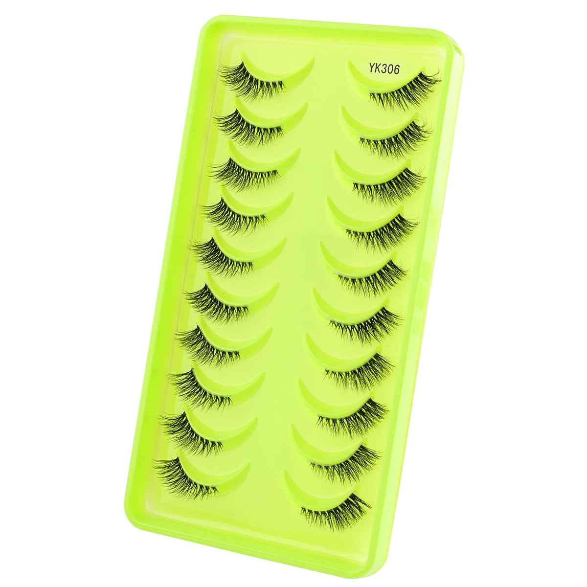 6/10 Pairs Half Lashes 3D Mink Lashes Faux Mink Fluffy Lash Soft Full Thick Wispy Eyelash Dramatic False Eyelashes Makeup