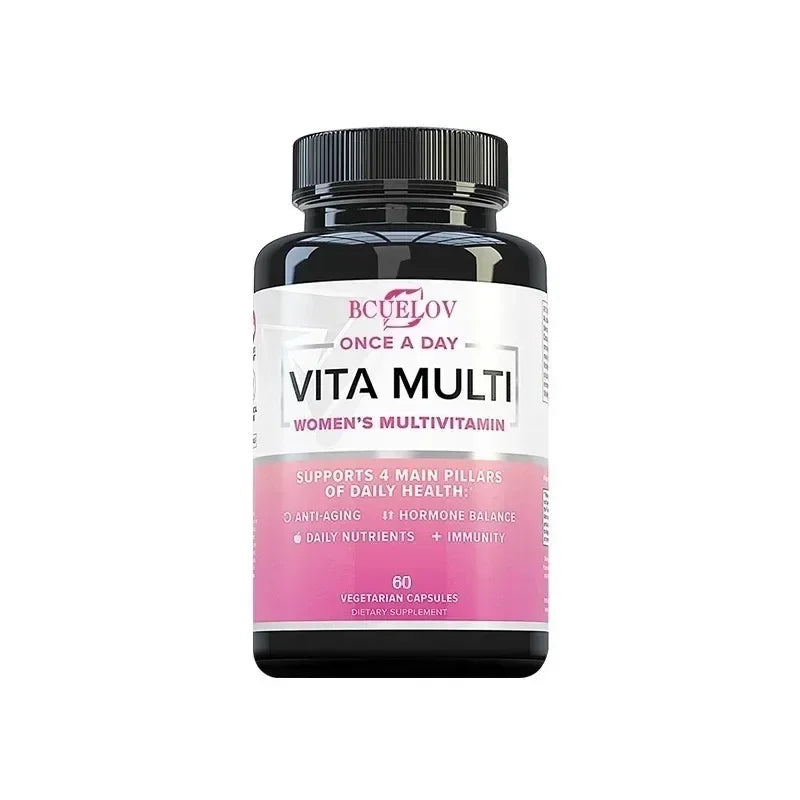 Women's Daily Multi Supplement Capsules - Daily Multivitamin To Support Energy and Immune Joints Hair Skin & Nails Health
