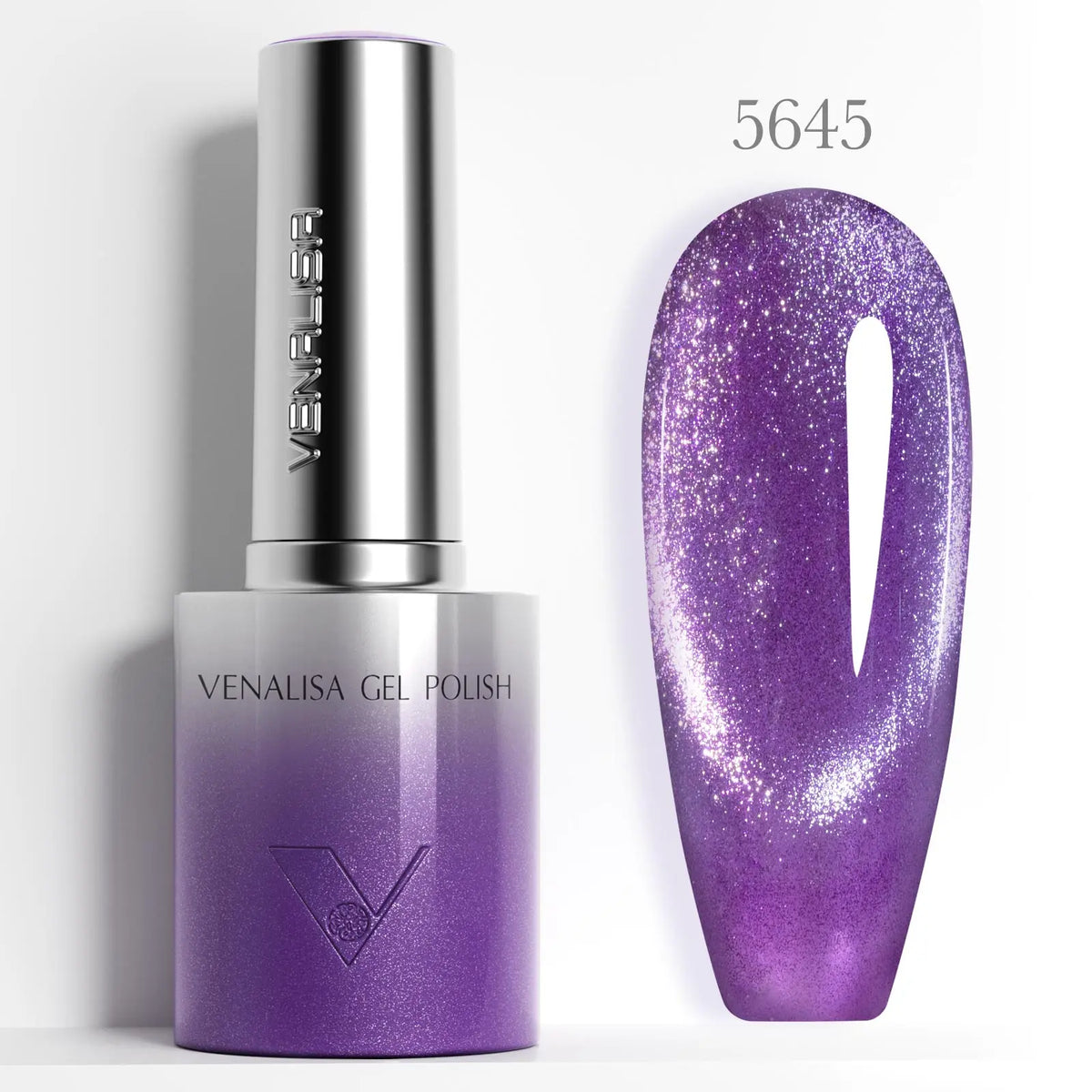 VENALISA 60 Colors TPO/HEMA FREE Glitter Gel Cat Eye Gel Nail Polish UV/LED Soak-Off Gel Polish Manicure DIY Nail Art Christmas