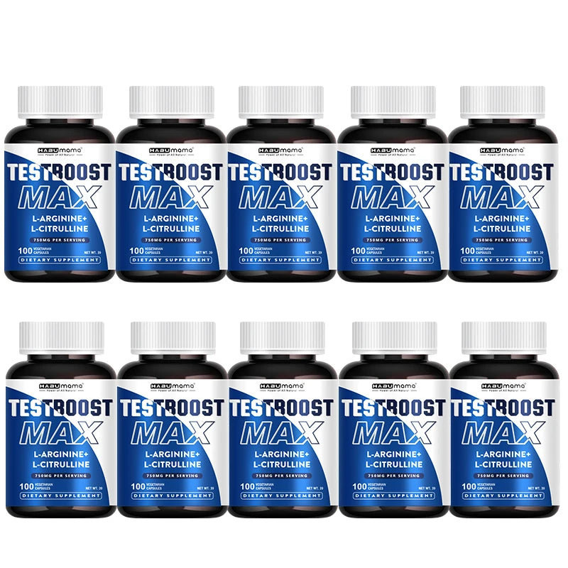 100 tablets Male Supplement with L-arginine L-citrulline,Stamina & Energy Vegan | Discreet Ship