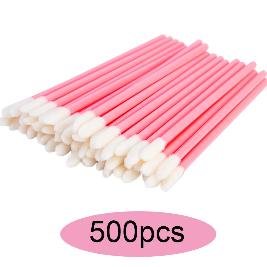 50/100/300/500pcs Makeup Tool   Eyebrow Eyelash Brushes Eyelash Spoolies  Mascara Wands Applicator for Eyelash Extension