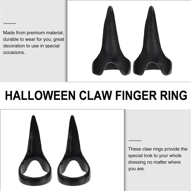 10 Pcs Art Decoration Halloween Retro Claw Fake Nail Punk Claw Fake Nail Finger Claws Fake Finger for Decoration Party Halloween