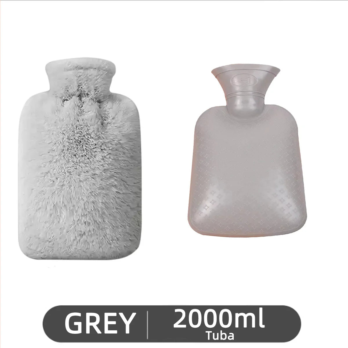 Large-capacity Hot Water Bottle Injection Water Heating Foot Bed Warm Quilt PVC Warm Kettle Warm Bed Hot Water Bag