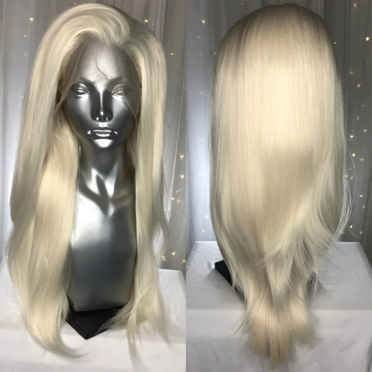 Long Wavy Dark Brown Synthetic Lace Front Wigs for Women Free Part Layered Cut Natural Wave Brunette Colored 13X4 Wigs Daily Use
