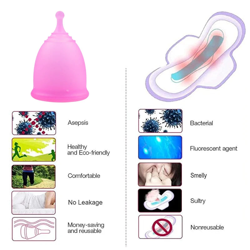20pcs Menstrual Bowls Medical Grade Menstrual Cup Certified Copa Menstual Lady Cup Period Cup For Women