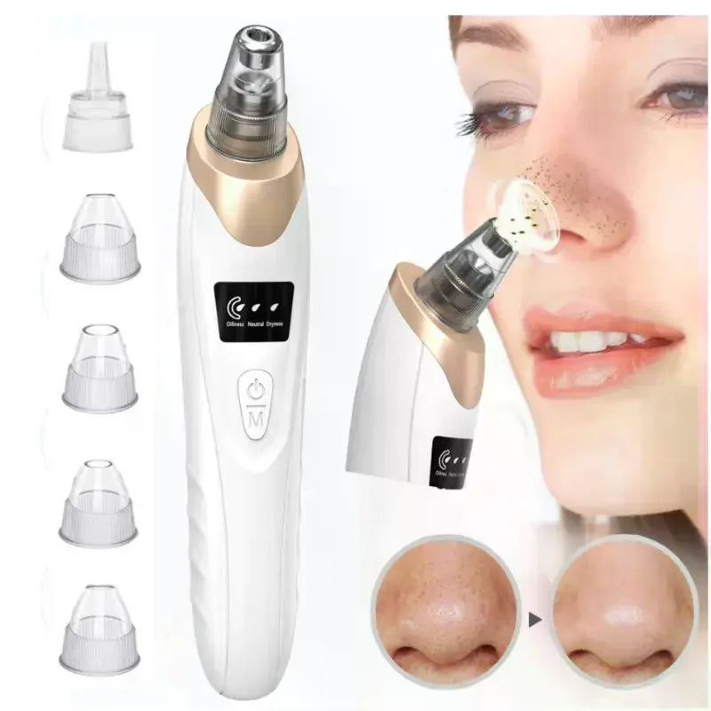 Electric Facial Blackhead Vacuum Remover Deep Pore Cleansing Tool For Skin Care Pore Refining Cleansing Beauty Tool