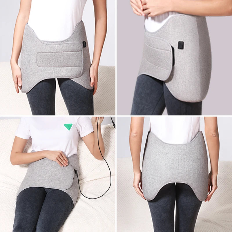 Red Light Heating Waist-Hip Protector Abdominal Vibration Massage Relieves Menstrual Pain Promotes Waist-Hip Relaxation