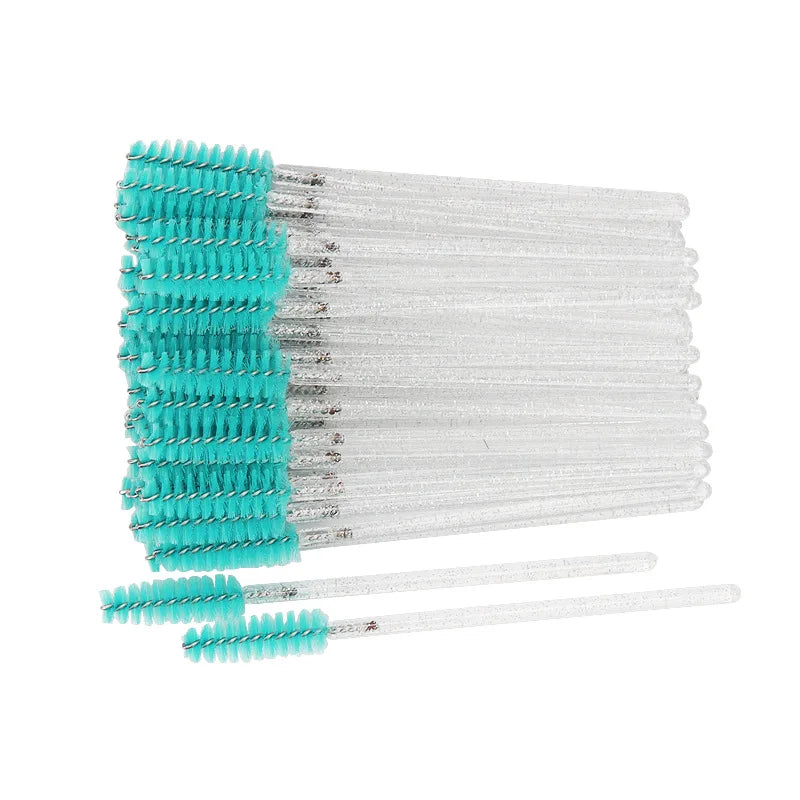 100 Pcs Disposable Eyelash Mascara Brushes for Eye Lashes Extension Eyebrow and Makeup of Makeup Tools