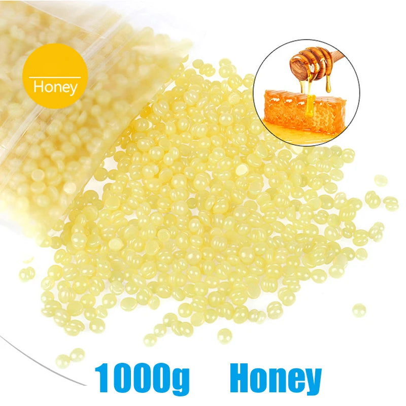 2026 1000g/500g/50g Wax Beans for Hair Removal Fast Painless Body Bikini Wax for Heater Machine Use in Beauty Salons And Home