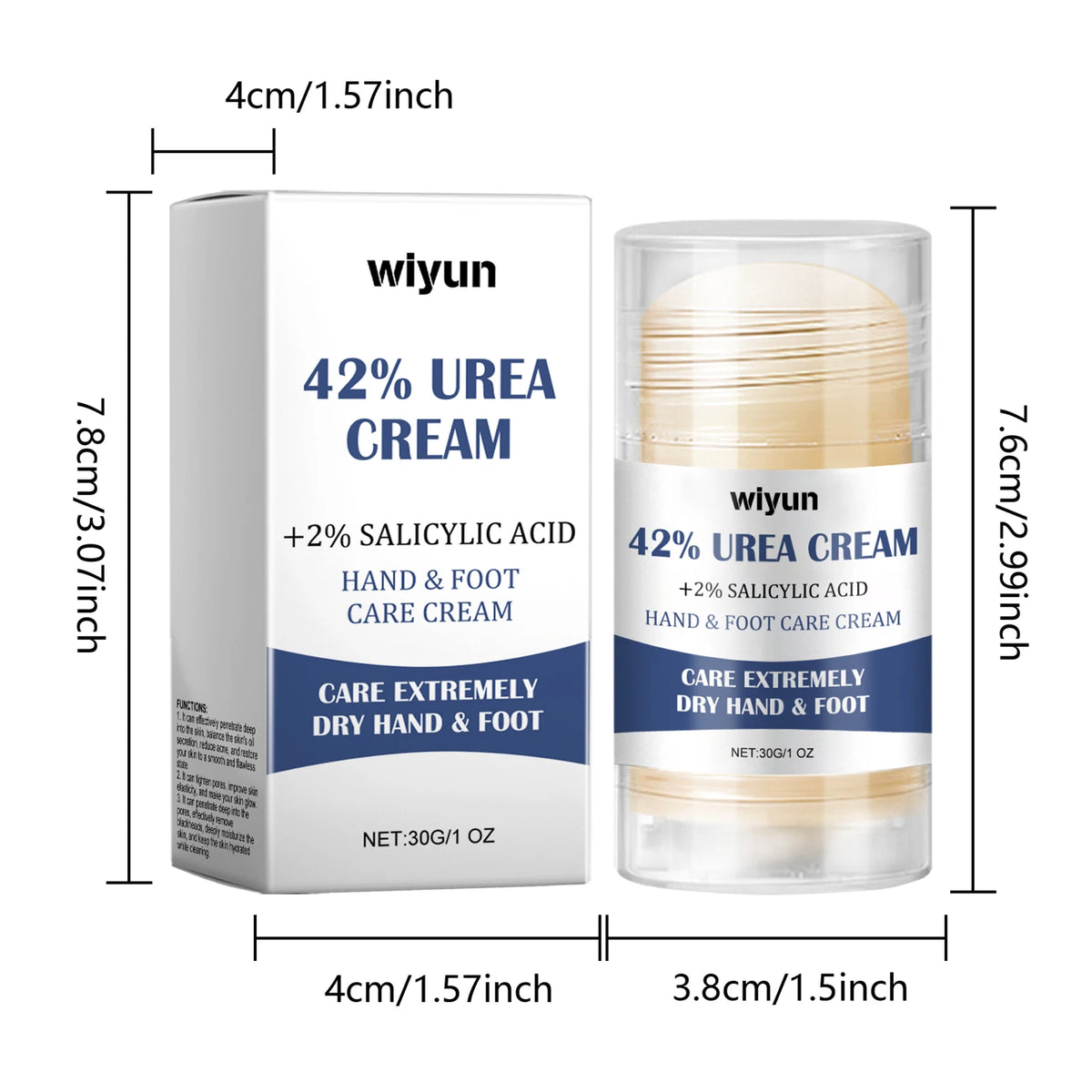 Hand & Foot Moisturizing Stick - Relieves Dryness, Nourishes & Hydrates, Gentle Long-Lasting Skin Care Balm for Hands & Feet