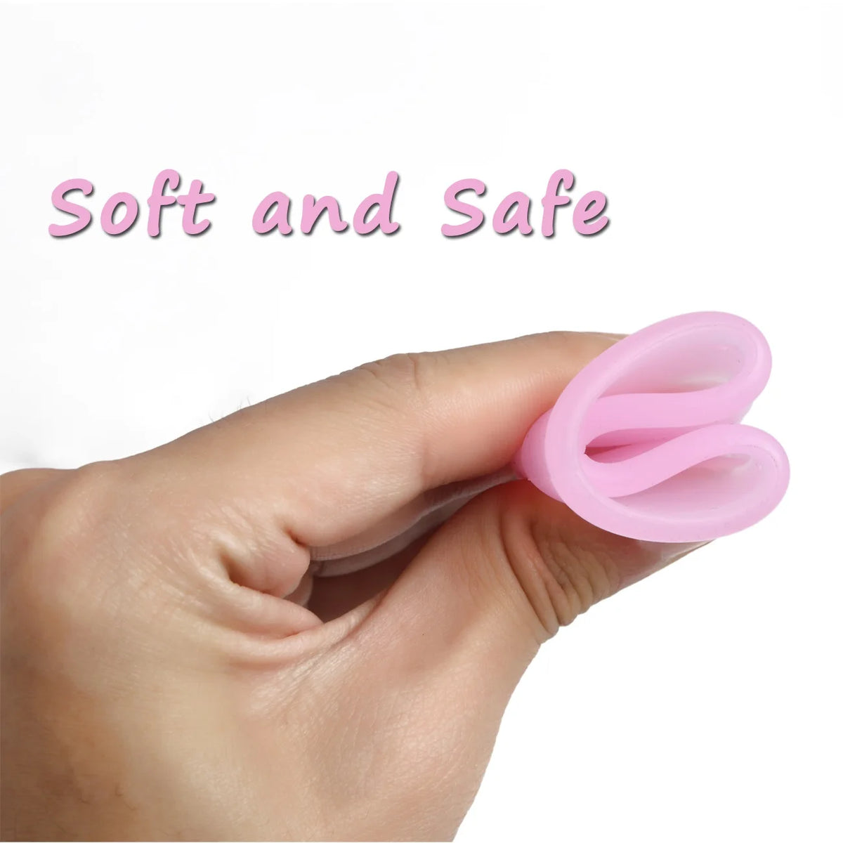 2 Pcs Feminine Hygiene Menstrual Silicone Cup Medical Silicone Menstrual Cup Lady Women Period Cup Copa Menstrual